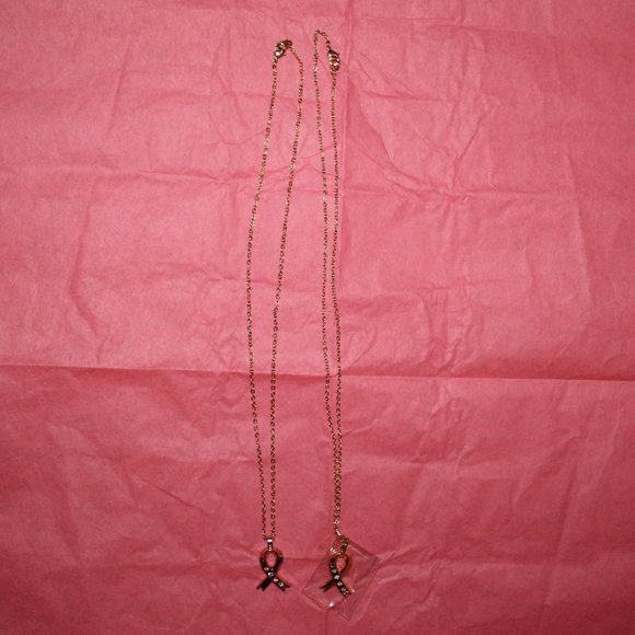 Ribbon Pendant Created With Swaroski Crystals - Picture 4 of 8